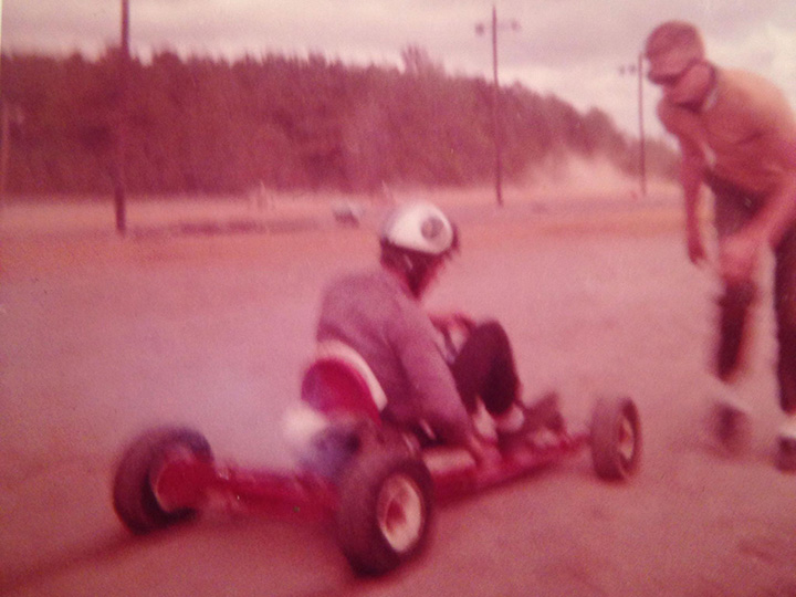 Ace's Father racing at Mardela Speedway in the 1960's